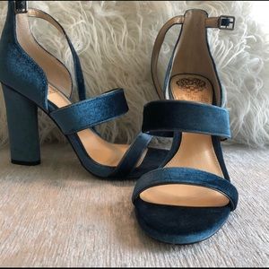 Vince Camuto Blue Velvet Heels